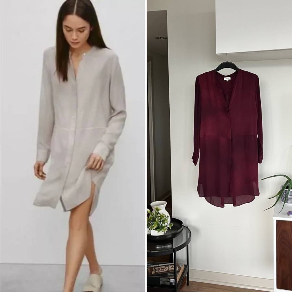 Aritzia Wilfred Silk Formal Wedding Guest Evening Party Spring Dress size XS